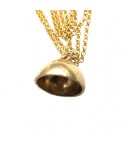 collana MIRIAM NORI bronzo lucido con ciondolo campanella