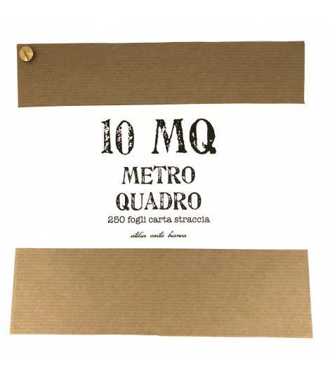 block notes ATELIER CARTA BIANCA "10 MQ" 250 fogli carta straccia