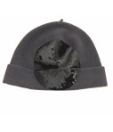 Cappello Exquisite j lana grigio con paillettes colore nero