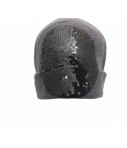 Cappello Exquisite j lana grigio con paillettes colore nero